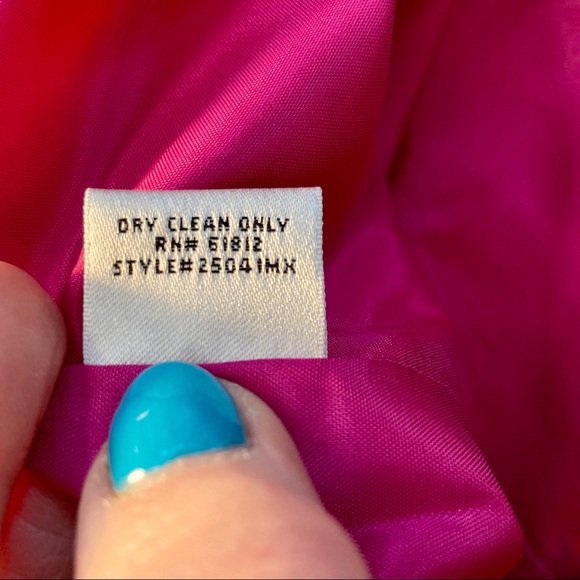 YVES COSSETTE DEPECHE MODE 100% SILK DRESS Size 16 - Picture 8 of 8